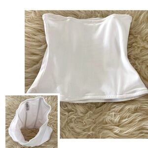 Cupid White Strapless Corset